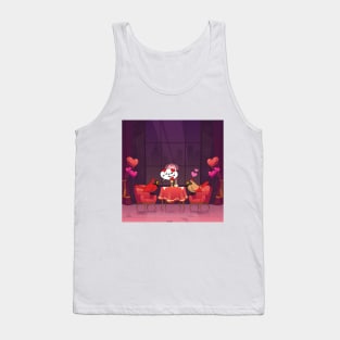 Northern Cardinal Birds Dinner Date Tank Top